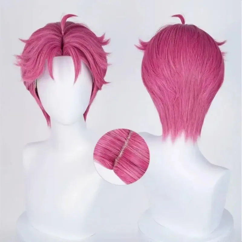 Saja Boys Jinu Baby Abby Mystery Romance Cosplay Wig For Kpop Idol Men Cosplay Anime Wig Heat Resistant Synthetic Hair Halloween