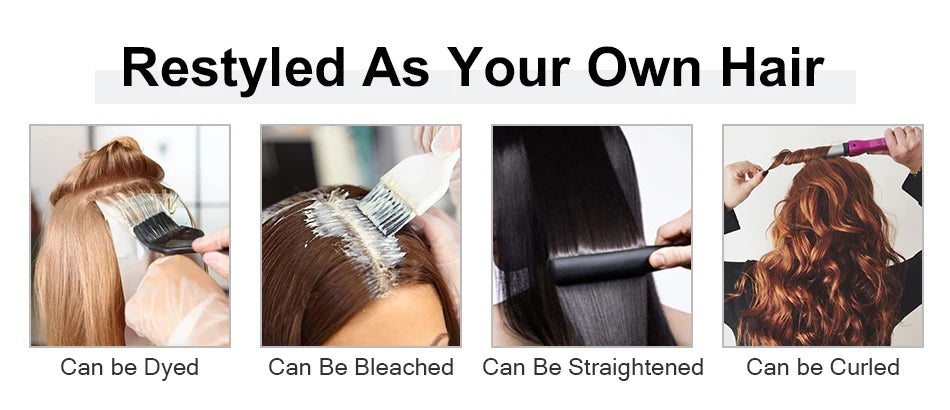 Straight Human Hair Wigs for Women Full PU Toupee 100% Real Human Hair Blonde Human Hair Replacement System Unit Natural Brown