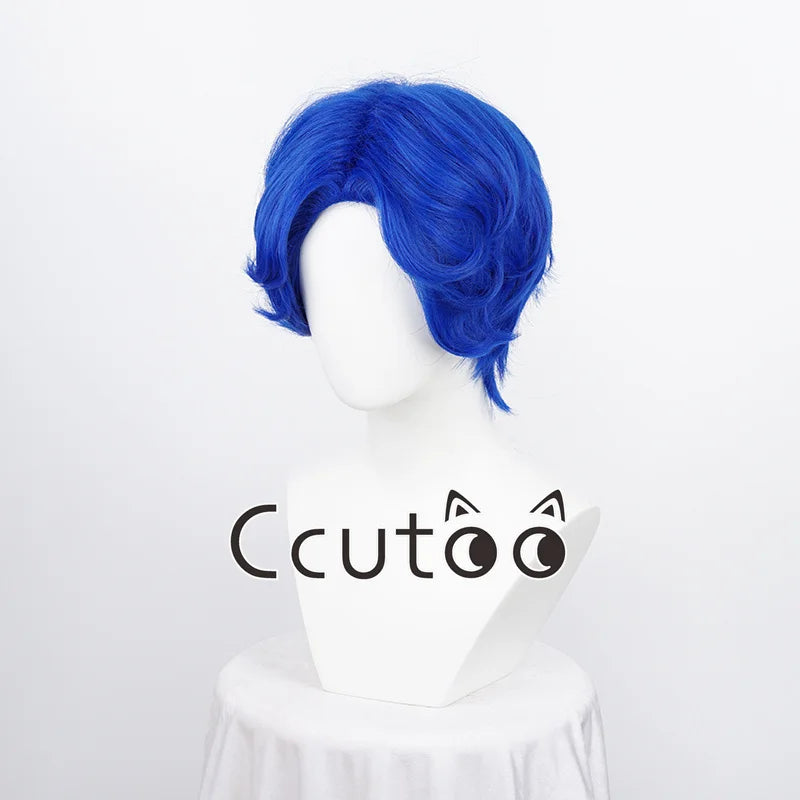 Men Boy Short Fashion Synthetic Cosplay Wigs Parting Styled Shaggy Layered Halloween Party Role 13 Colors Choice