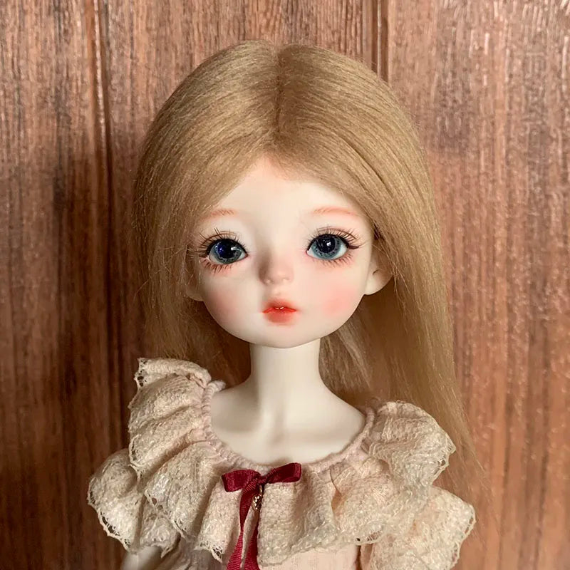 Bjd Doll's Wig Simulated Wool Hair Fit To 1/8 1/12,1/6 Bjd Doll Ob11 Doll Change Makeup Accessories Diy Dress Up Accessories