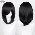 40cm Medium Basic Anime Cosplay Wig Bang Blond  Black White Red Pink Green Brown Gold Blue Heat Resistant Synthetic Hair Wigs