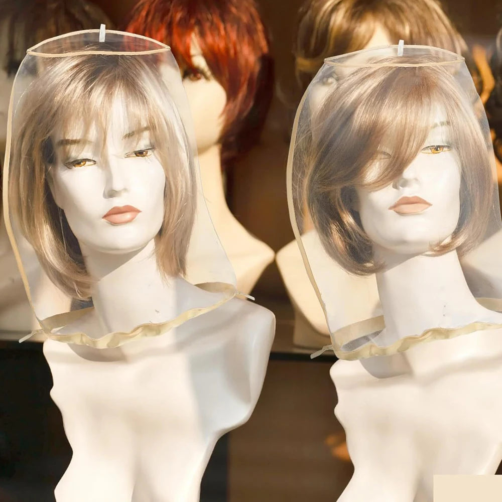 Wig Bags Adjustable Wig Storage for Multiple Wigs with Drawstring Hair Extension Holder Portable Wig Storage Bags for Packaging