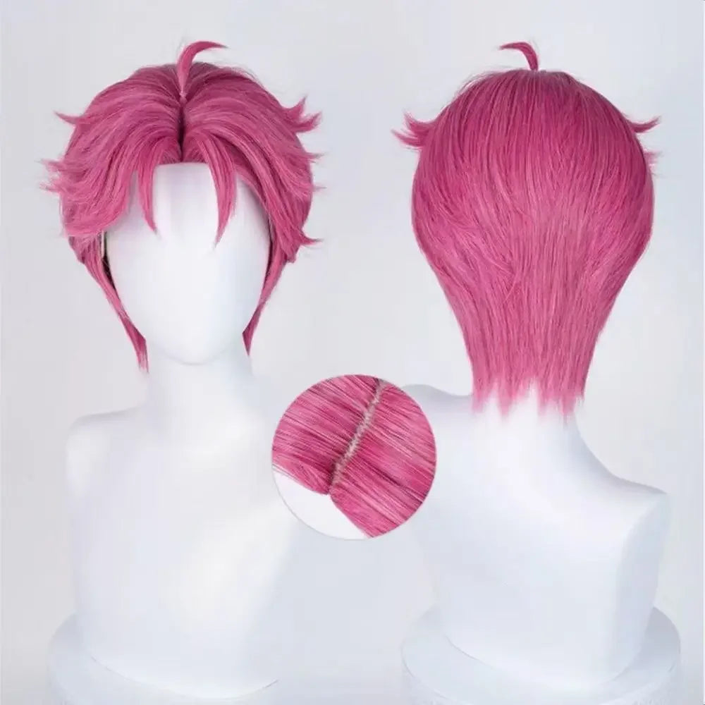 Saja Boys Jinu Baby Abby Mystery Romance Cosplay Wig For Kpop Idol Men Cosplay Anime Wig Heat Resistant Synthetic Hair Halloween