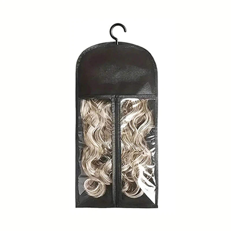 Wig storage Bags Hair Extensions Storage Bag With Hanger For lace Wigs Hair Extension Holder wig hanger With bag wig accessories