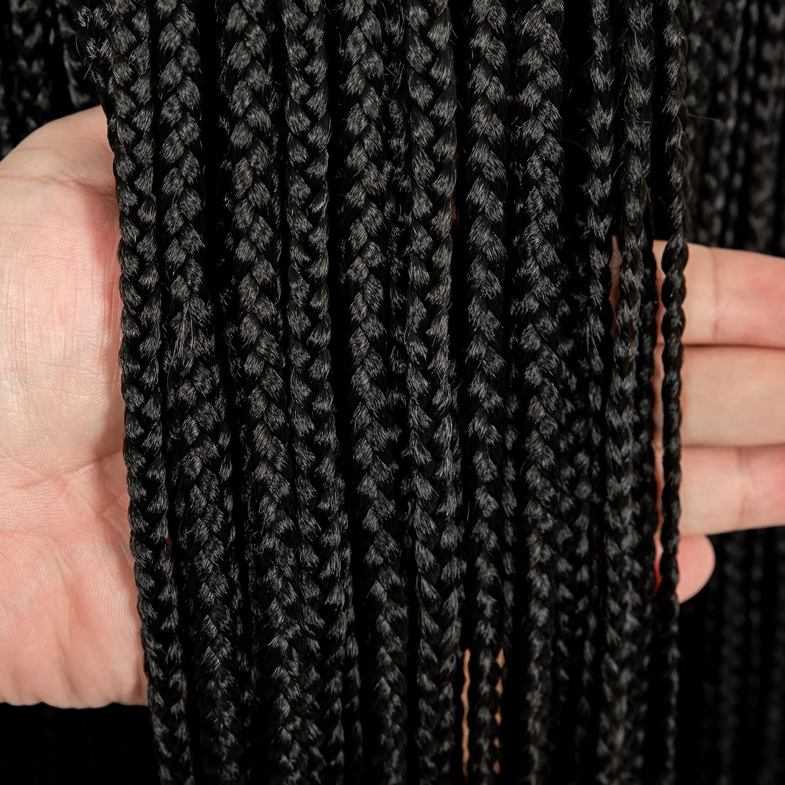 Cornrow Braided Wigs 36in Synthetic Full Lace Braiding Hair Wigs Knotless Lace Frontal Braids Wig with Baby Hair for Black Women