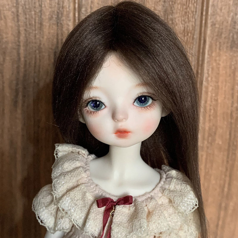Bjd Doll's Wig Simulated Wool Hair Fit To 1/8 1/12,1/6 Bjd Doll Ob11 Doll Change Makeup Accessories Diy Dress Up Accessories