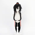 ND Wei Wuxian Cosplay Wigs Hairpiece Grandmaster of Demonic Cultivation Cosplay Hair Wigs for Halloween Costume Theme Party