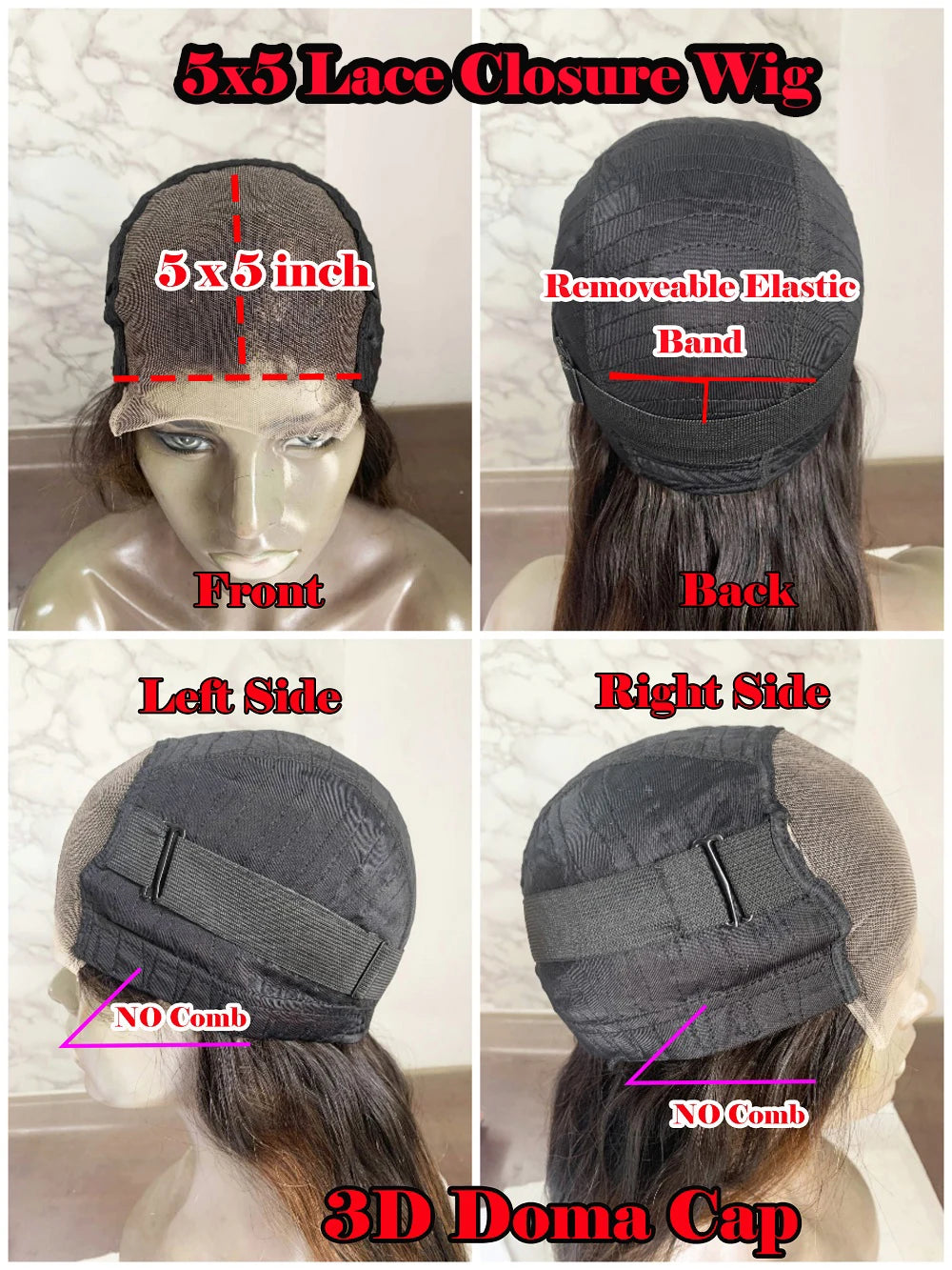 Real Human Hair Wig Short Human Hair Wigs for Black Women 200% Density Lace Front Wig 5x5 Closure Wigs Highlight Wig Human Hair