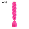 Synthetic Ombre Braiding Hair 24Inch 1Pack Pre Stretched Box Jumbo Colorful Crochet  Extensions for Women