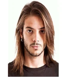 Hot Men Synthetic Wigs Short Flaxen Gold Color Men Natural Looking Hair Wig