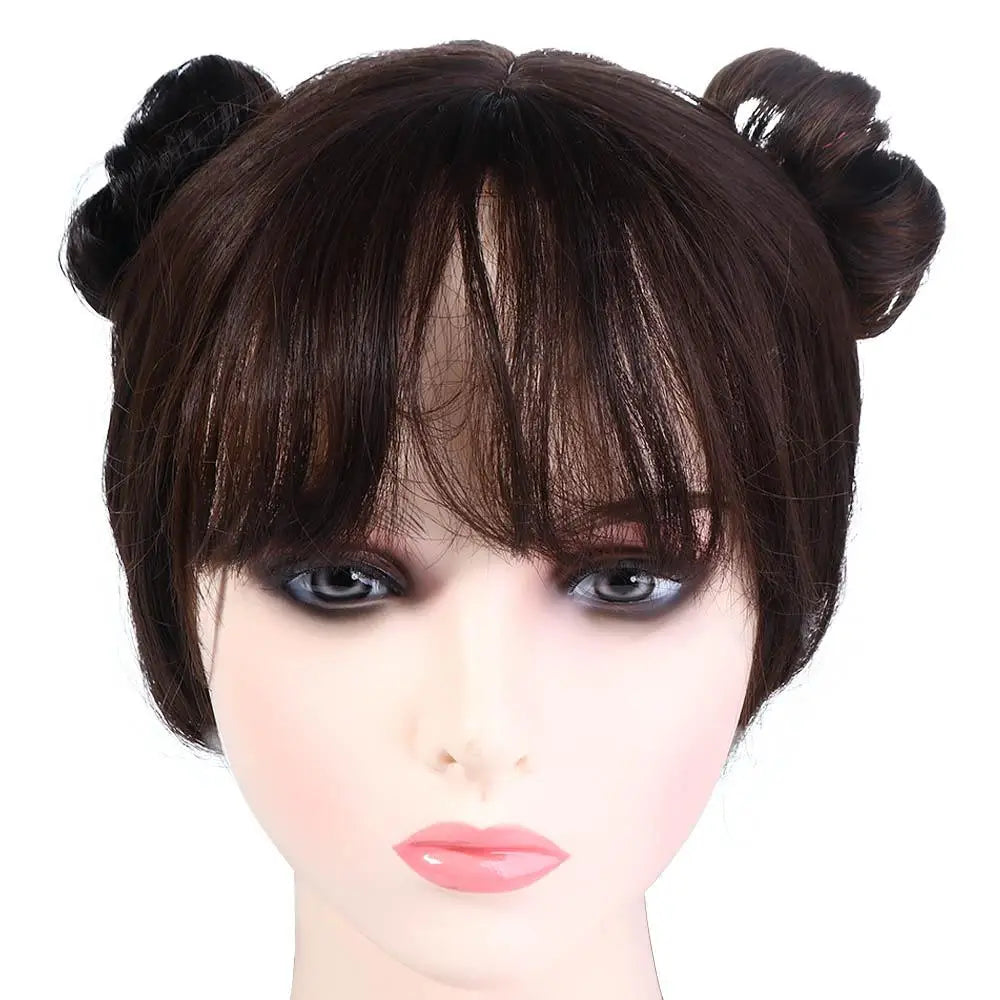 Children Toddler Cute Female Synthetic  Headwear Short Curl Chignon Baby Hair Wig The Tide Girl Wig Ball Head Hairpin