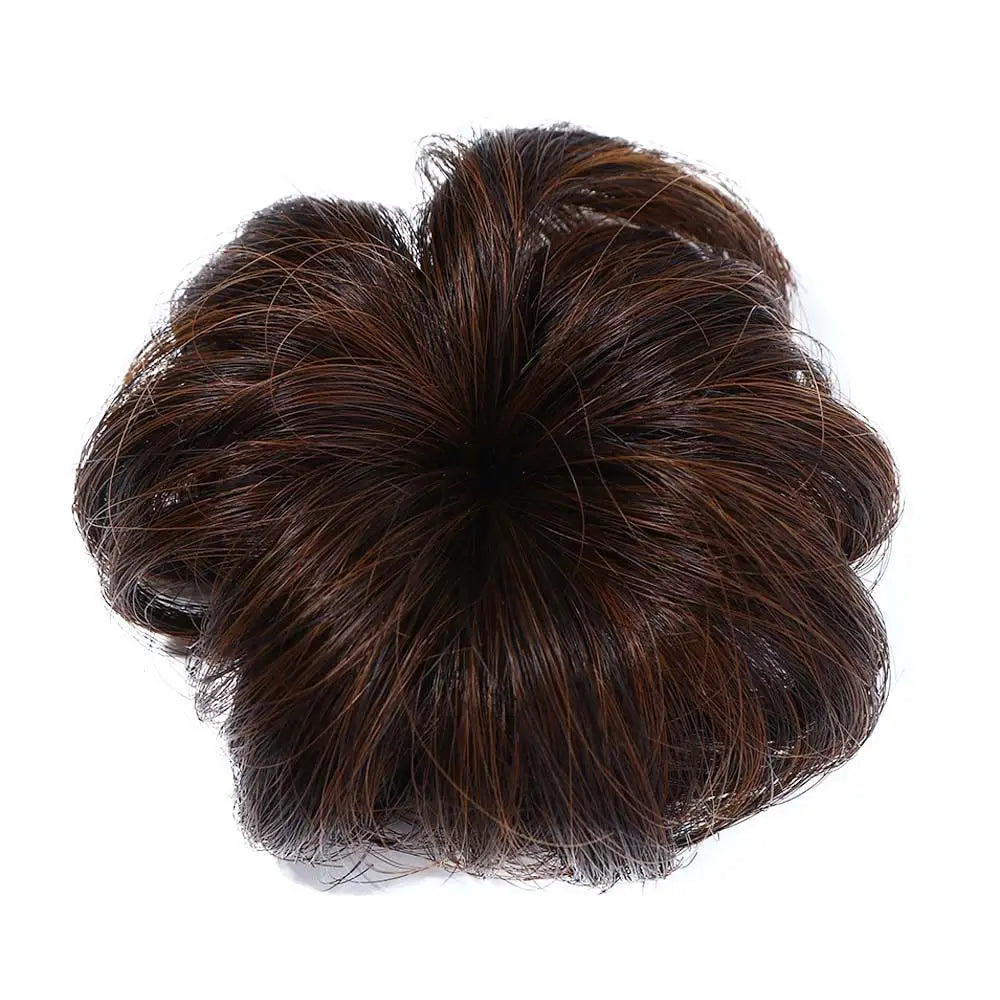 Children Toddler Cute Female Synthetic  Headwear Short Curl Chignon Baby Hair Wig The Tide Girl Wig Ball Head Hairpin