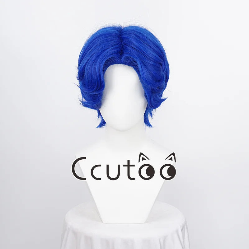 Men Boy Short Fashion Synthetic Cosplay Wigs Parting Styled Shaggy Layered Halloween Party Role 13 Colors Choice