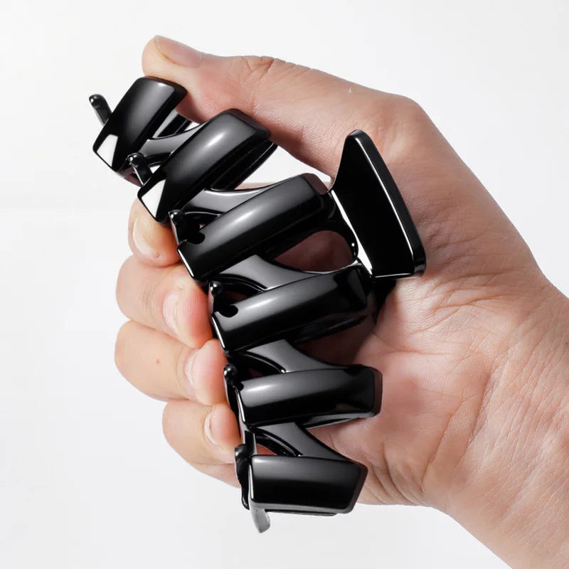 2/4Pcs Women Hair Claw Clip Cross Matte Hairpin Fashion Hairgrips Large Hair Claw Crab Clips Girls Korean Hair Accessories