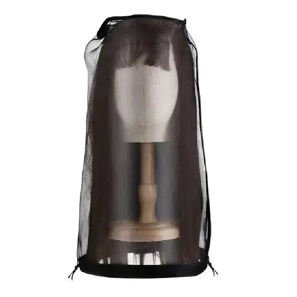 Wig Bags Adjustable Wig Storage for Multiple Wigs with Drawstring Hair Extension Holder Portable Wig Storage Bags for Packaging